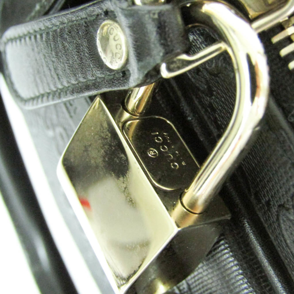 Gucci GG Embossed · Leather Briefcase