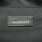 Balenciaga Navy Clip · Canvas Clutch