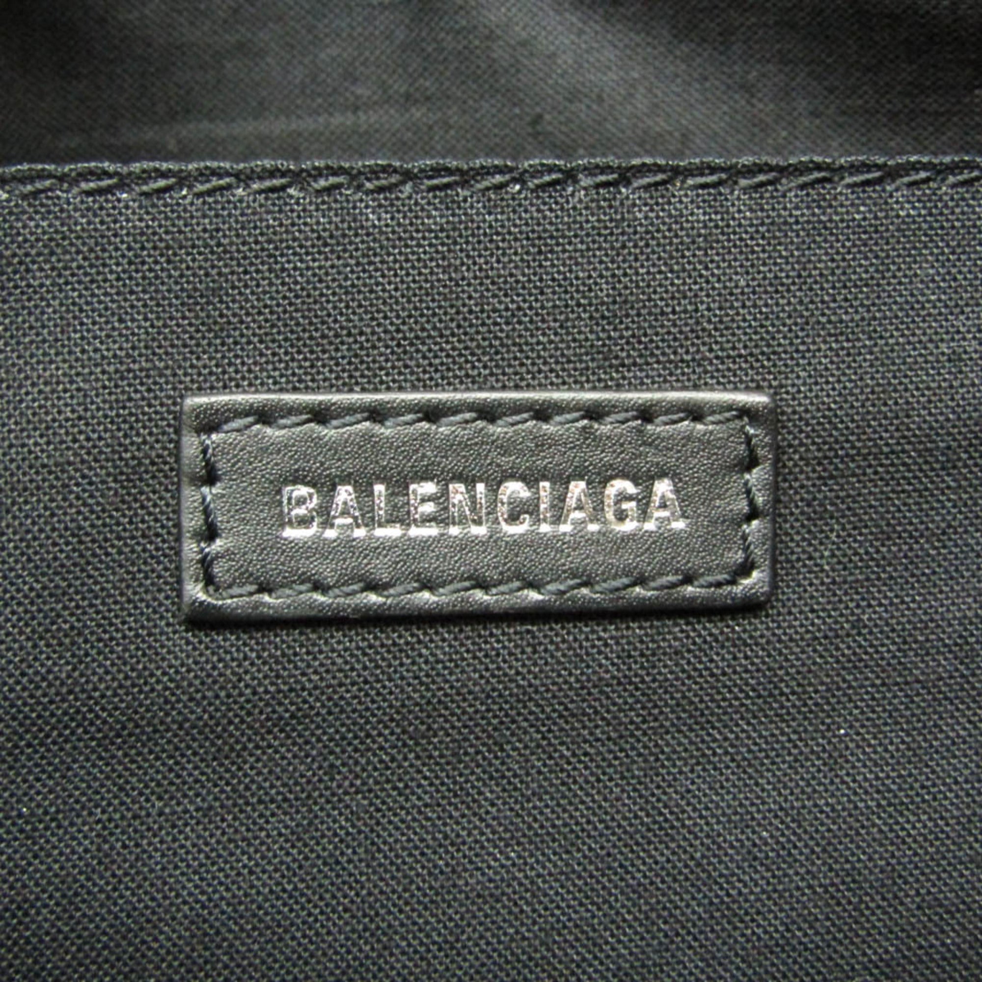 Balenciaga Navy Clip · Canvas Clutch