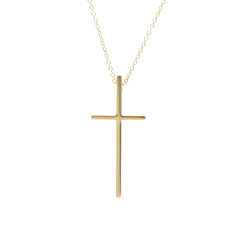 Tiffany Metro Cross · 18K Yellow Gold
