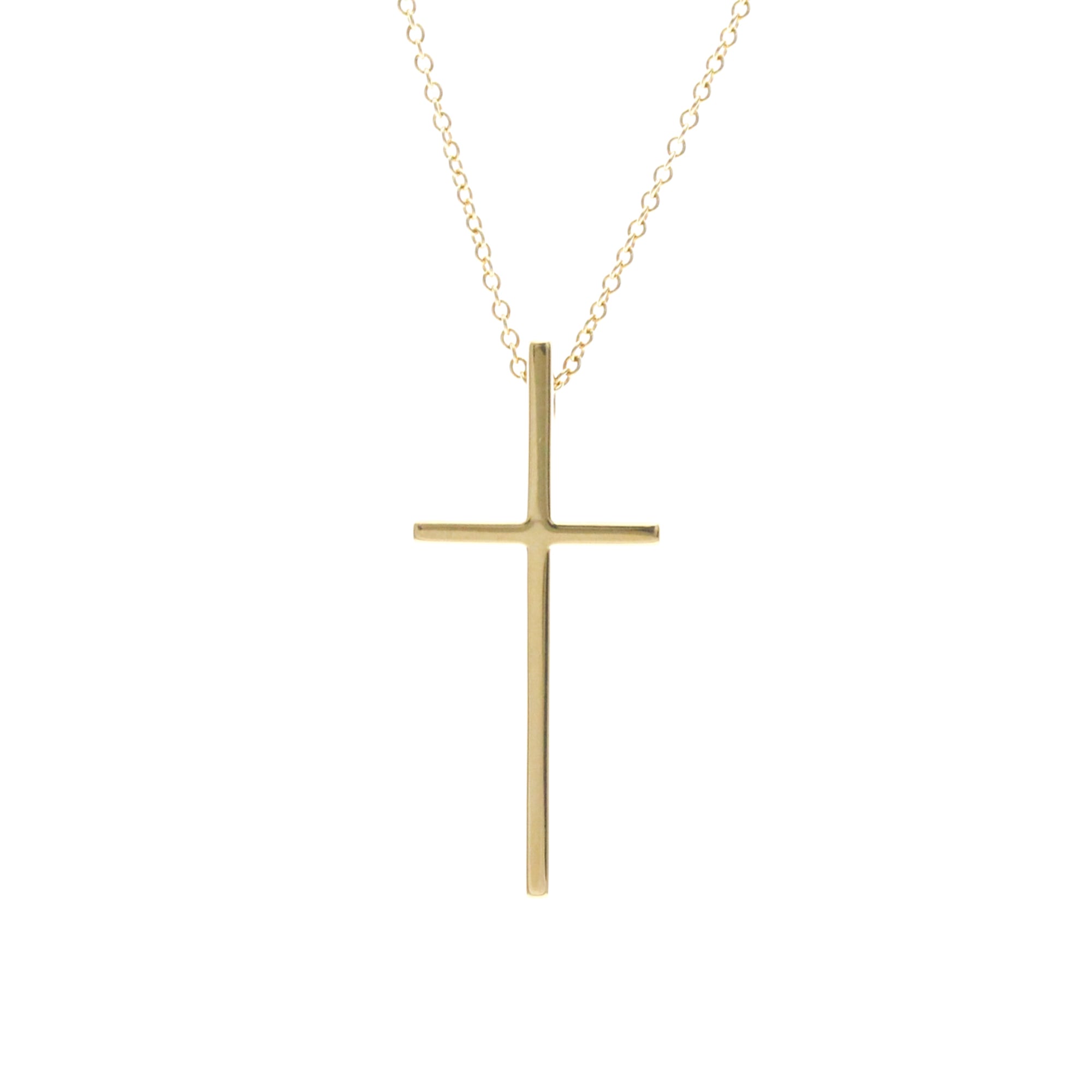 Tiffany Metro Cross · 18K Yellow Gold