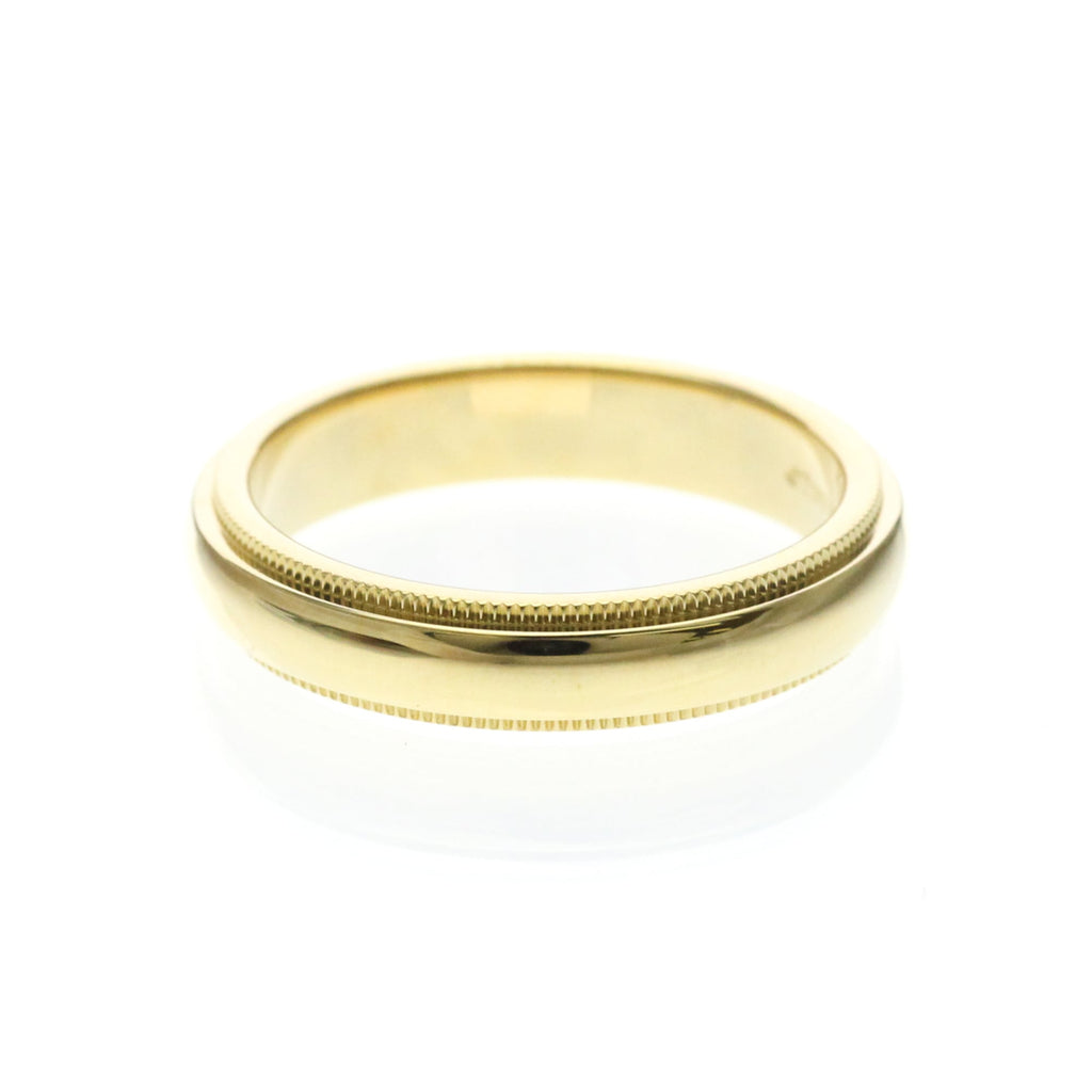 Tiffany Milgrain · 18K Yellow Gold