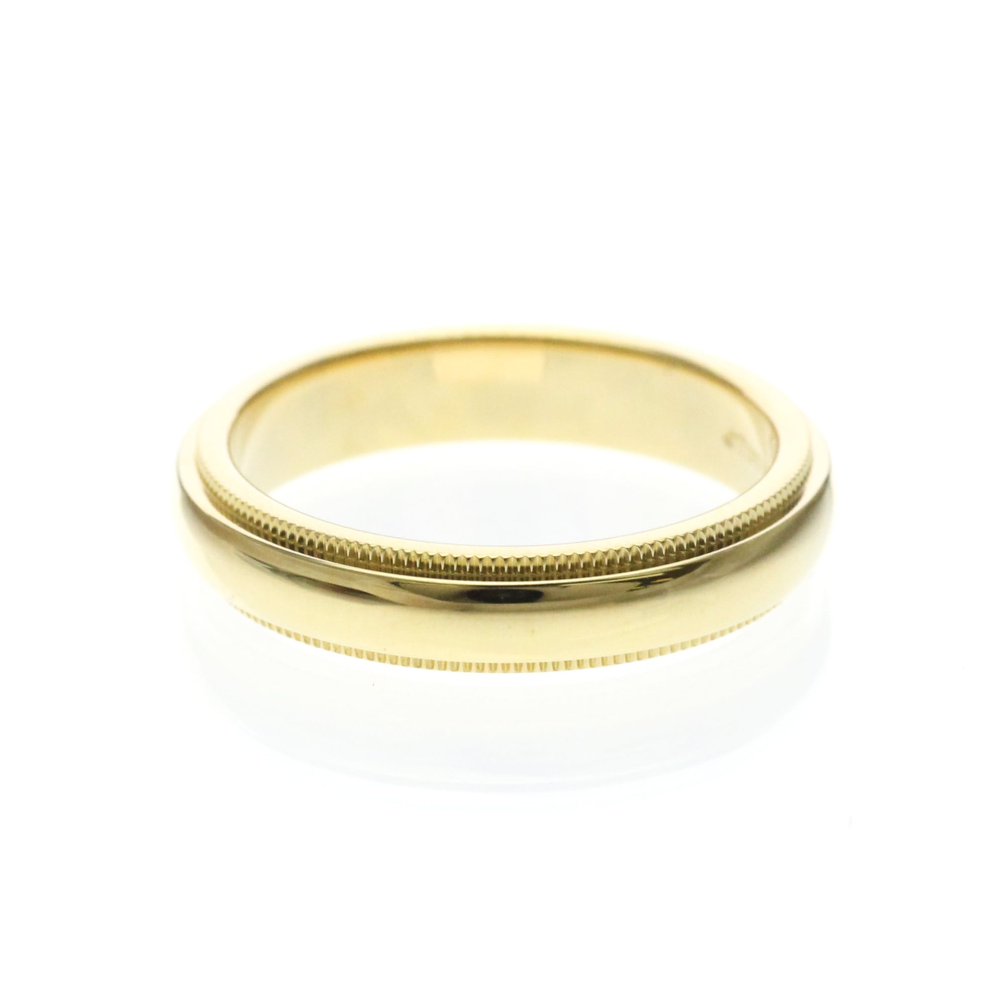 Tiffany Milgrain · 18K Yellow Gold