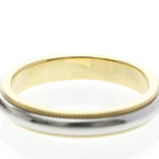 Tiffany Milgrain · Platinum & 18K Yellow Gold