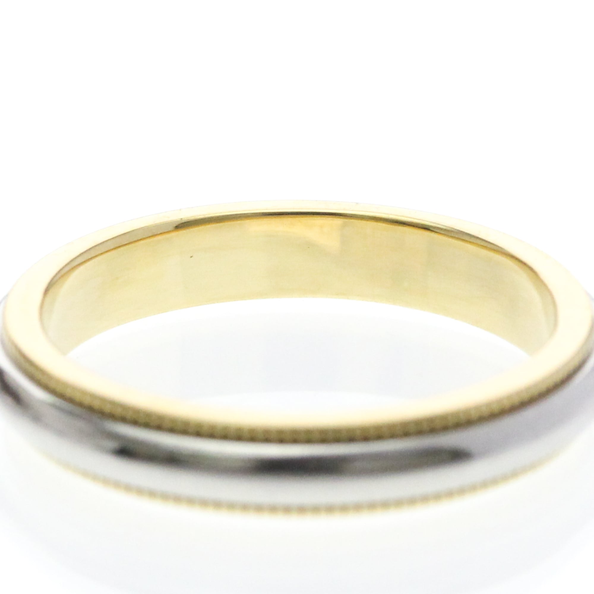 Tiffany Milgrain · Platinum & 18K Yellow Gold