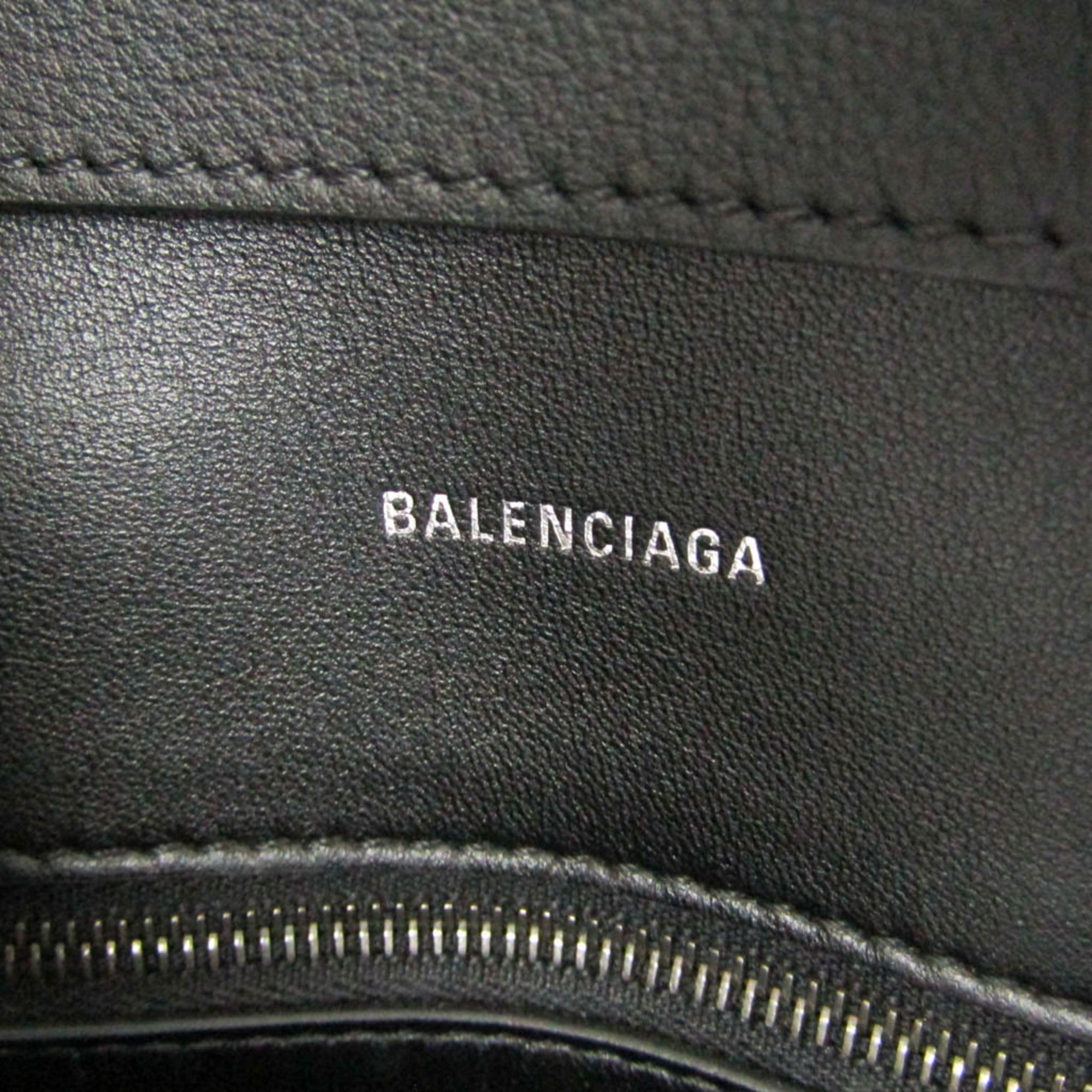 Balenciaga Downtown · Leather Shoulder Bag