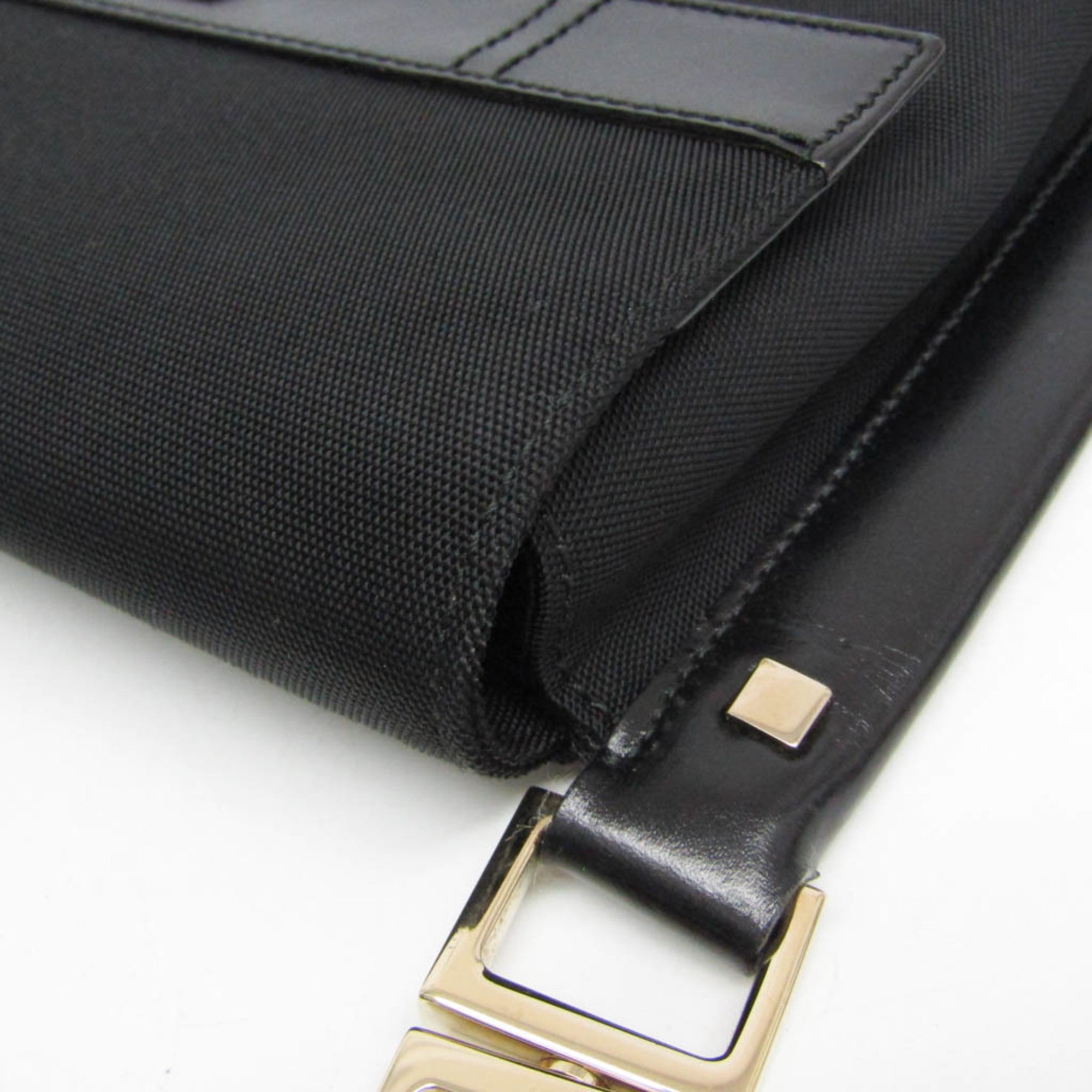 Gucci Nylon & Leather Shoulder Bag