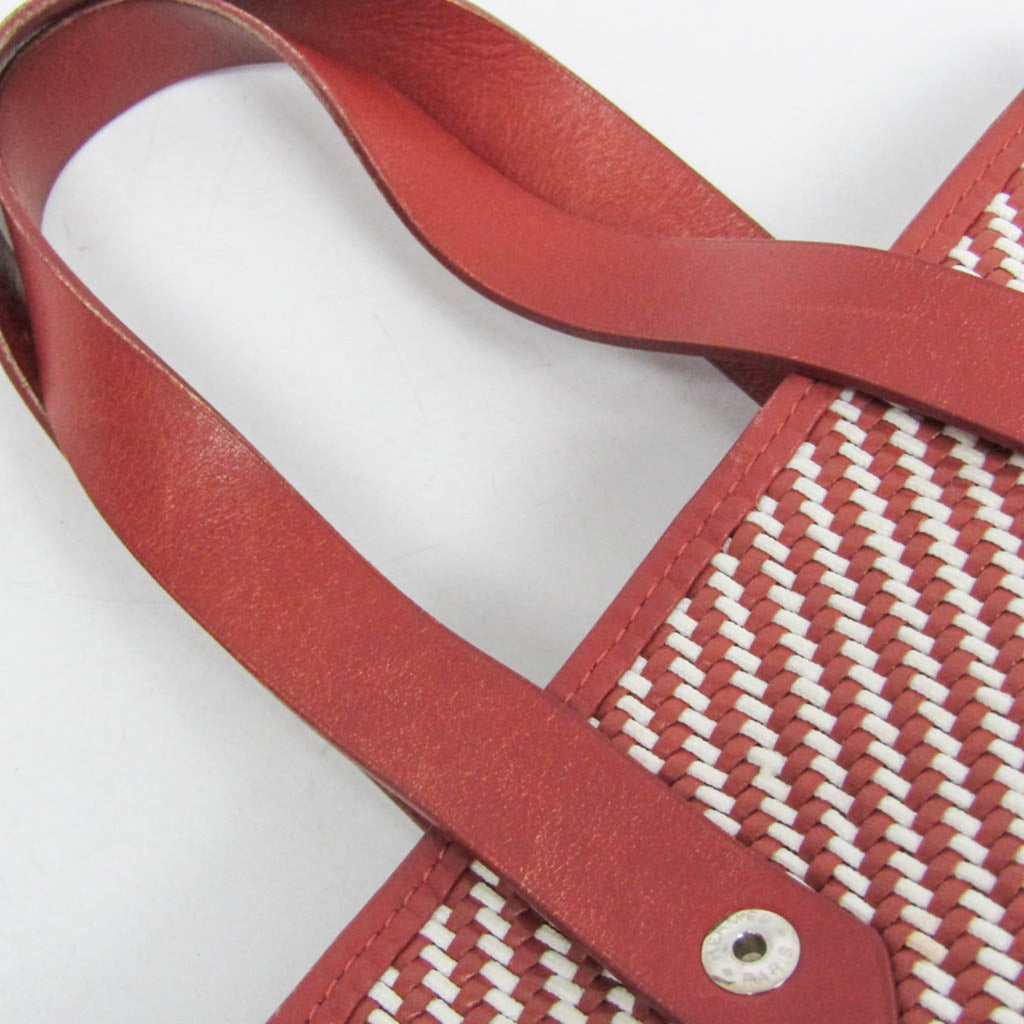 Hermès Ahmedabad · Leather & Toile Tote