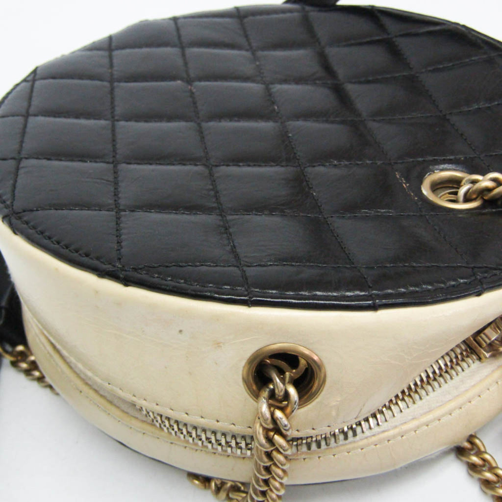 Chanel Coco Mark · Round Chain · Leather