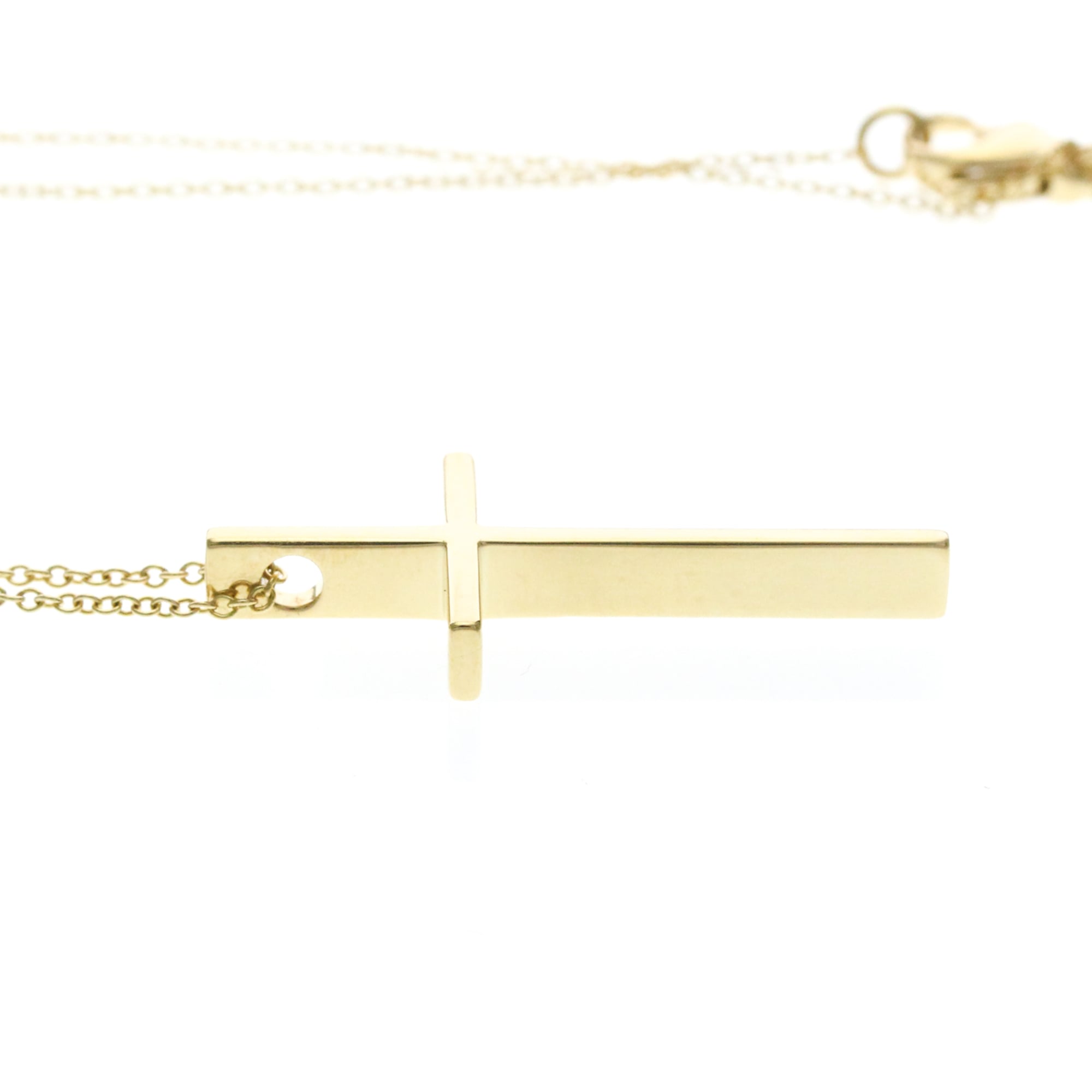Tiffany Metro Cross · 18K Yellow Gold