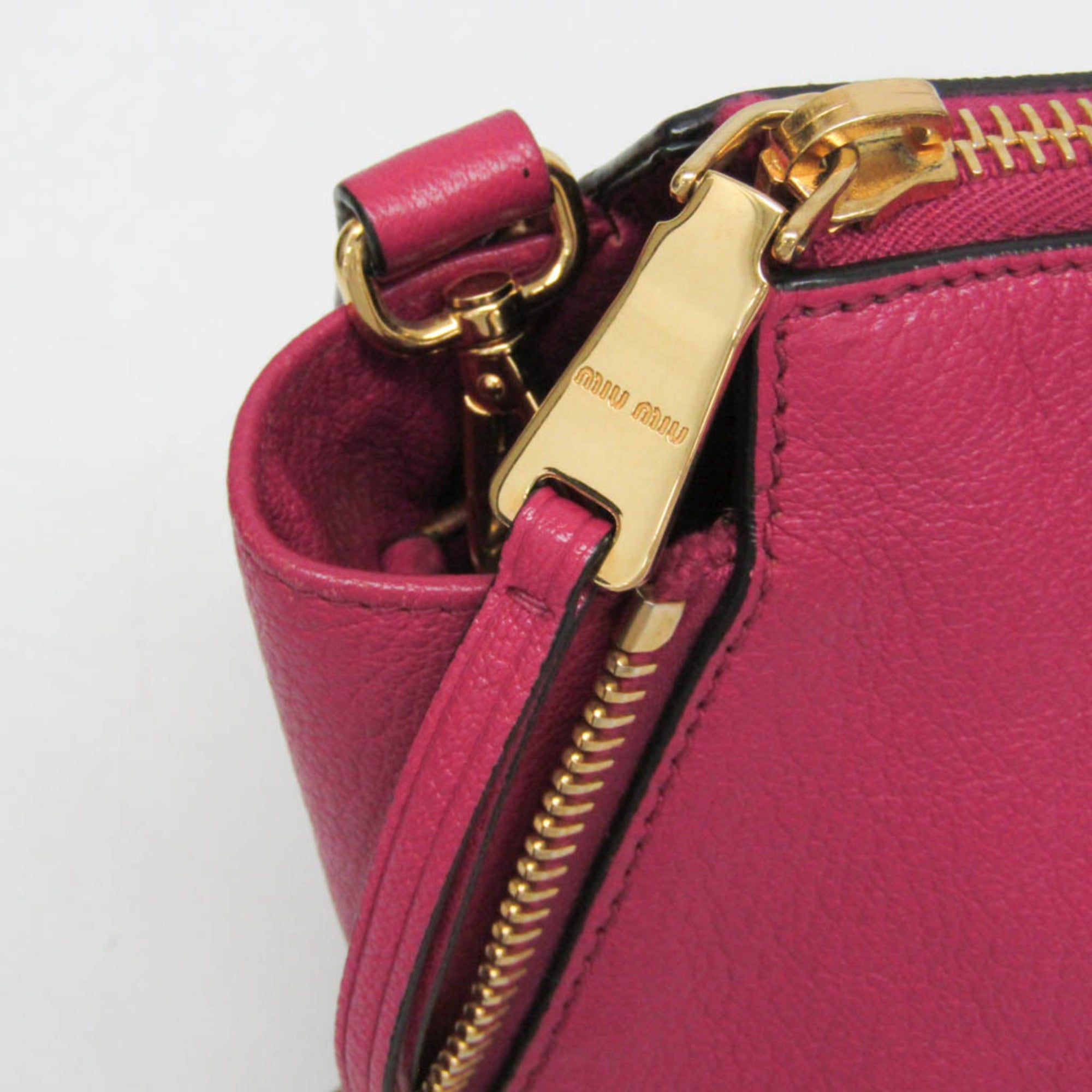 Miu Miu Madras · Leather