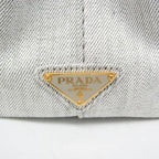 Prada Canapa · Denim · Flower Corsage