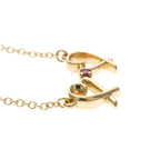 Tiffany Double Loving Heart · Sapphire