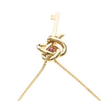 Tiffany Knot Key · Rose Gold · Pink Sapphire
