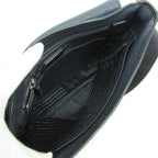 Prada Leather Messenger · Push Lock