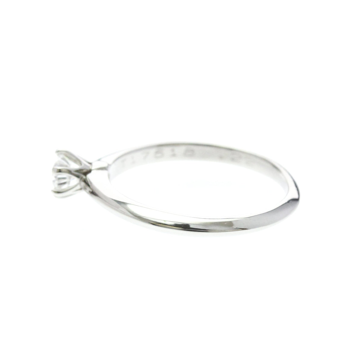 Tiffany Solitaire · Platinum · 0.22ct Diamond