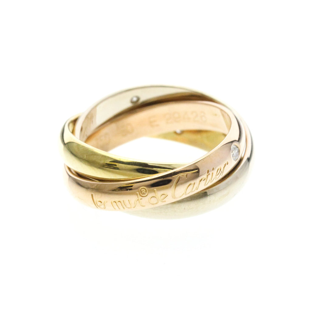 Cartier Trinity · Three Diamond · Tri-Gold