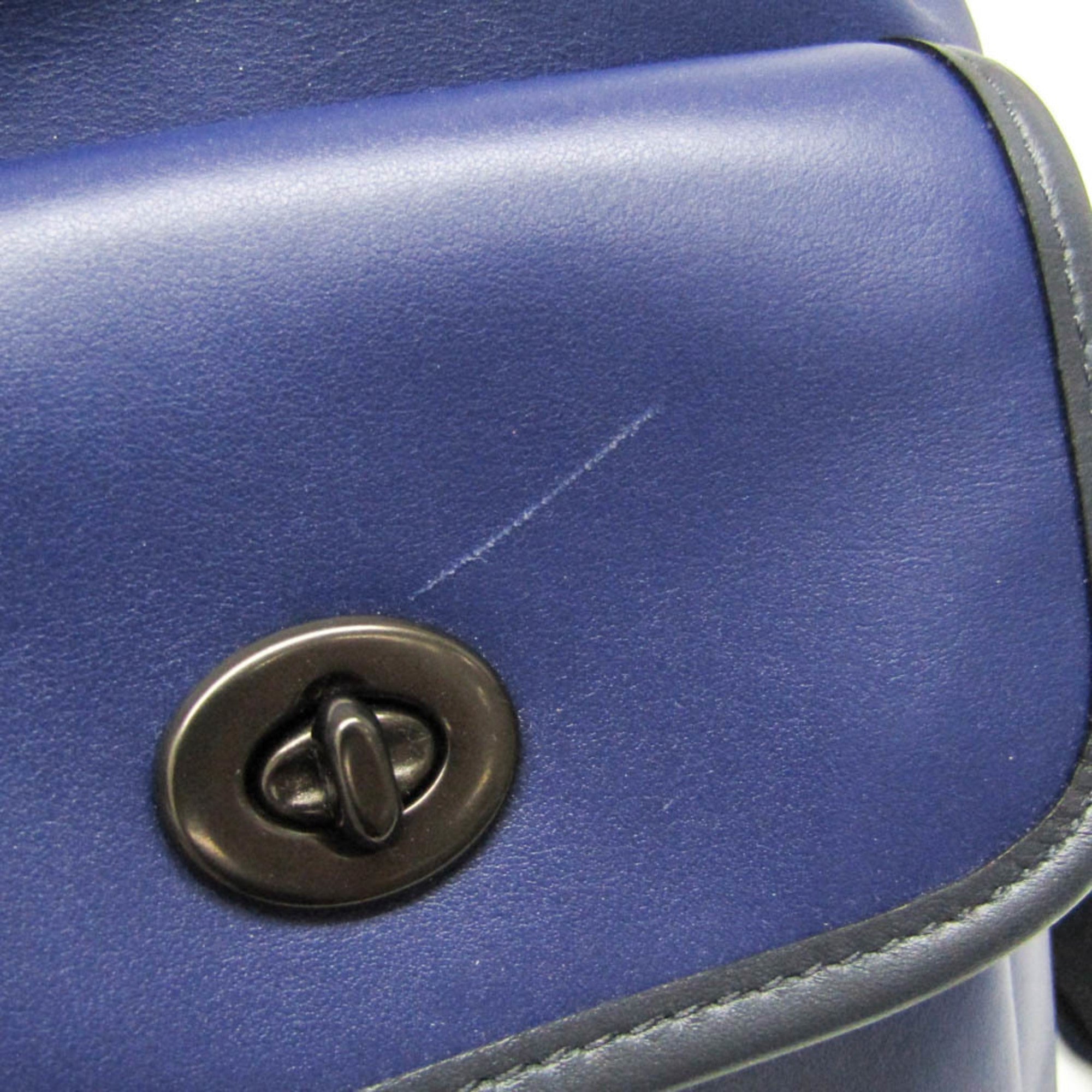 Coach Heritage · Leather Backpack