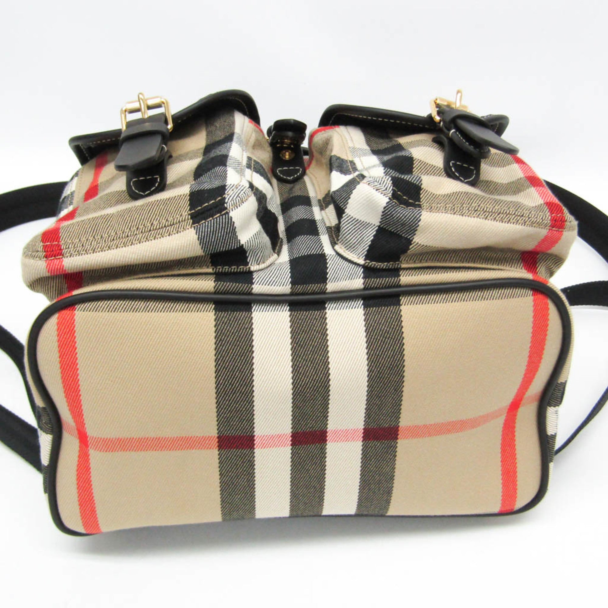 Burberry Enfild · Check Canvas & Leather