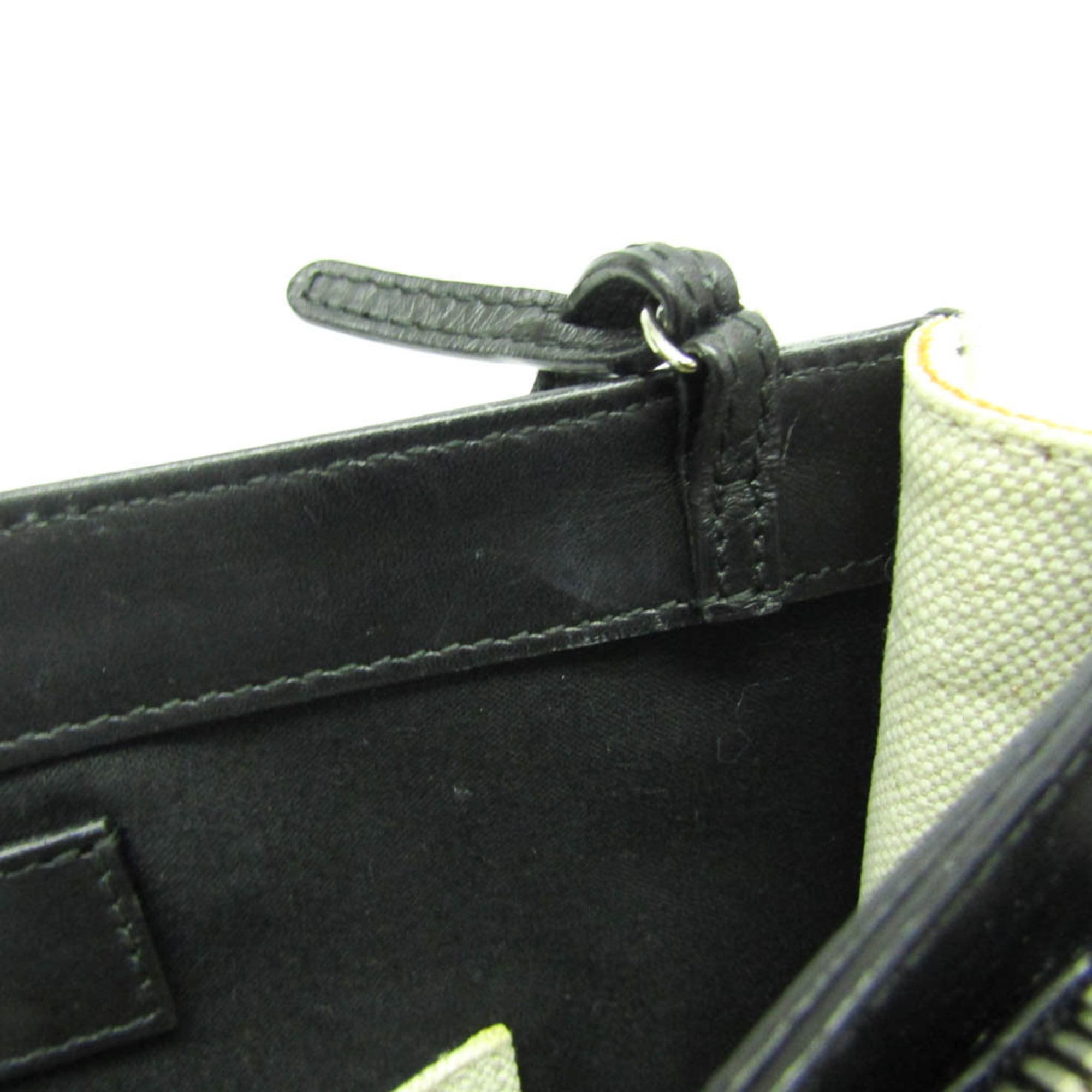 Balenciaga Navy Pochette · Canvas & Leather