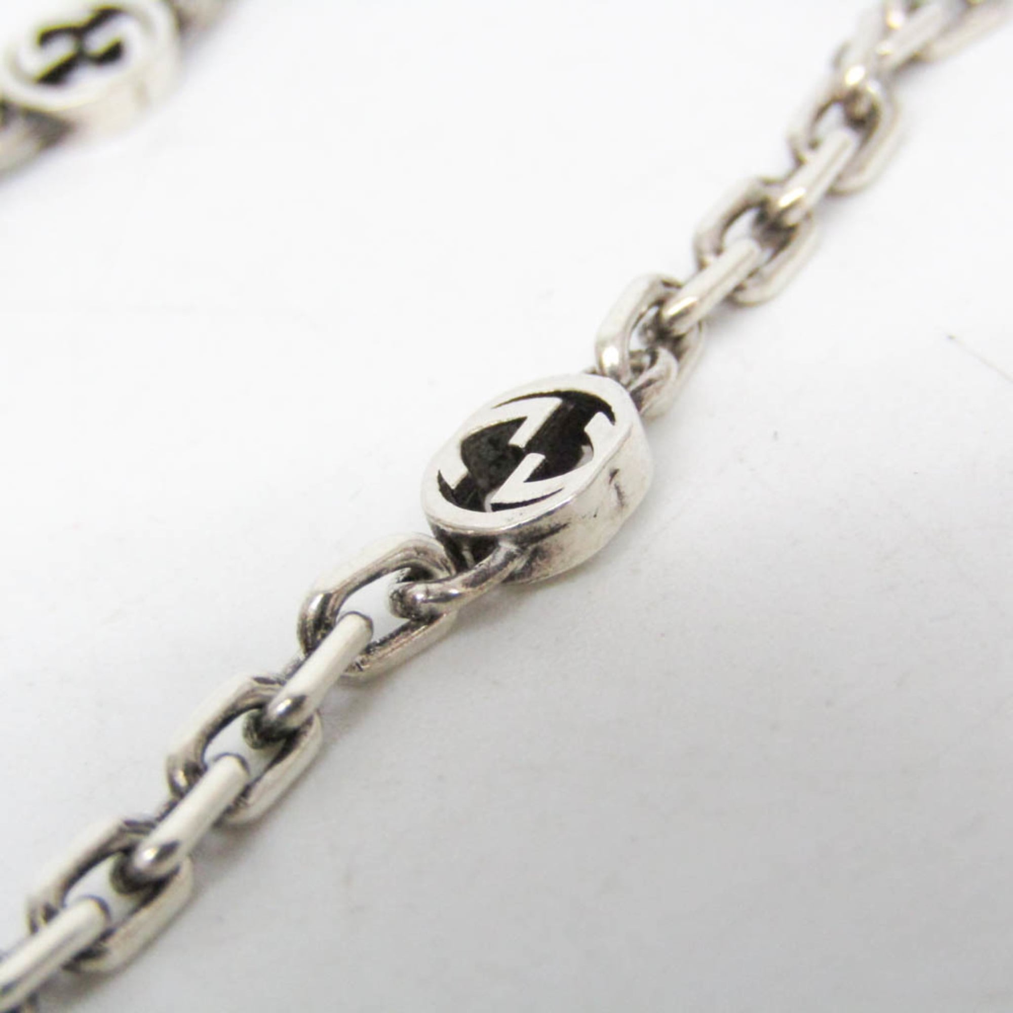 Gucci Double G · Silver 925 Charm Bracelet