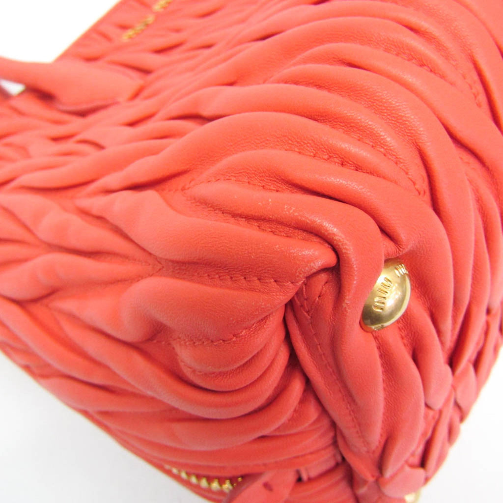 Miu Miu Matelassé · Leather