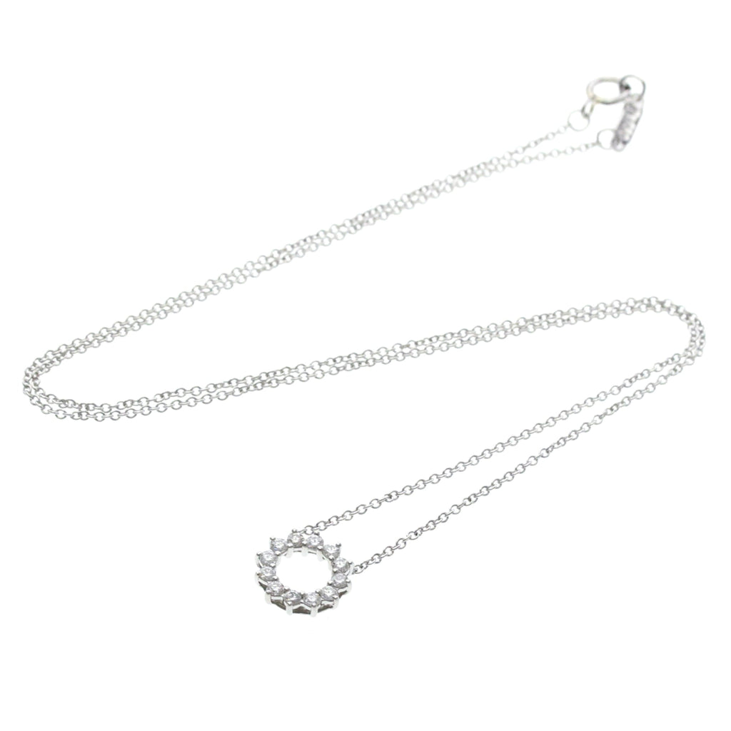 Tiffany Open Circle Mini · Platinum · Diamond