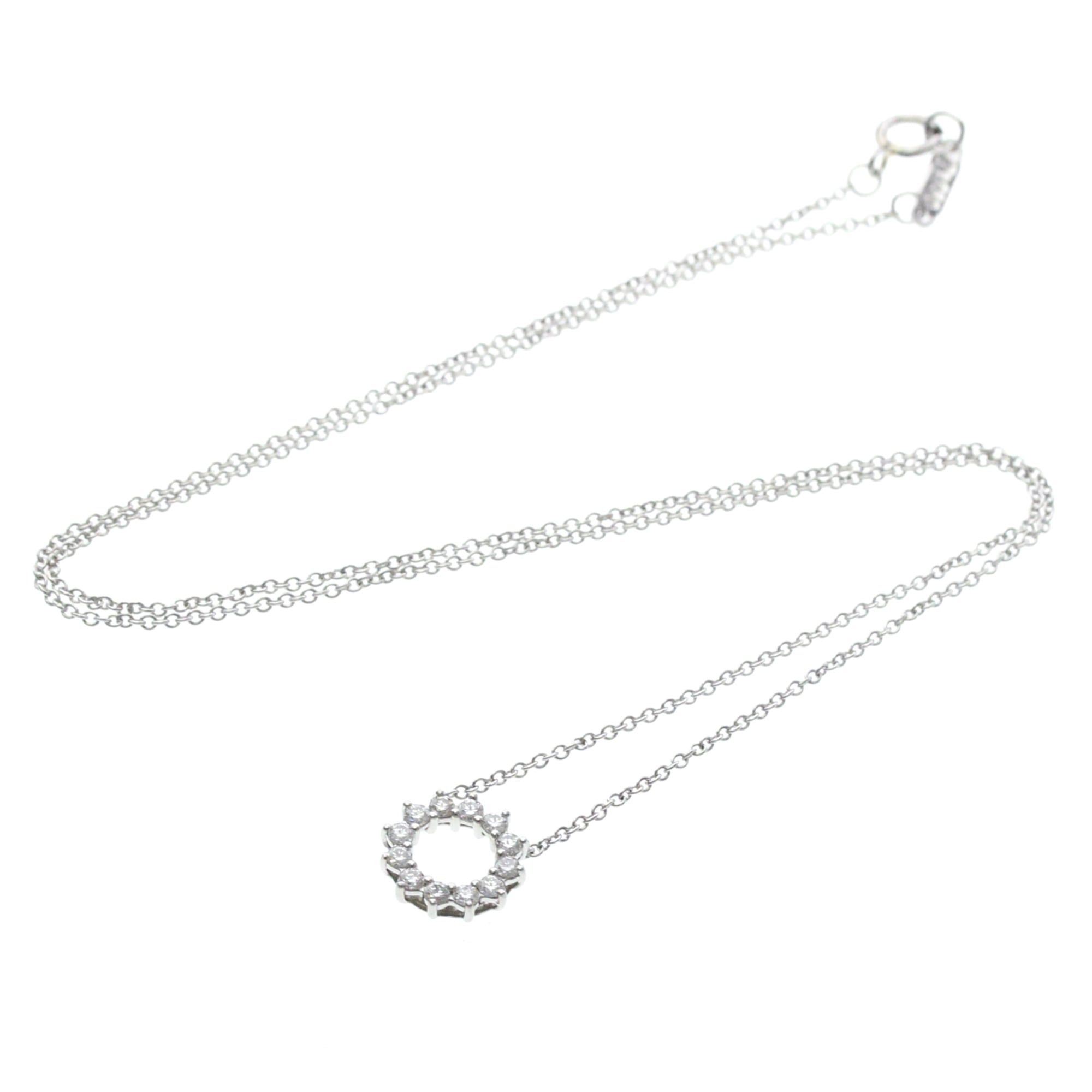 Tiffany Open Circle Mini · Platinum · Diamond