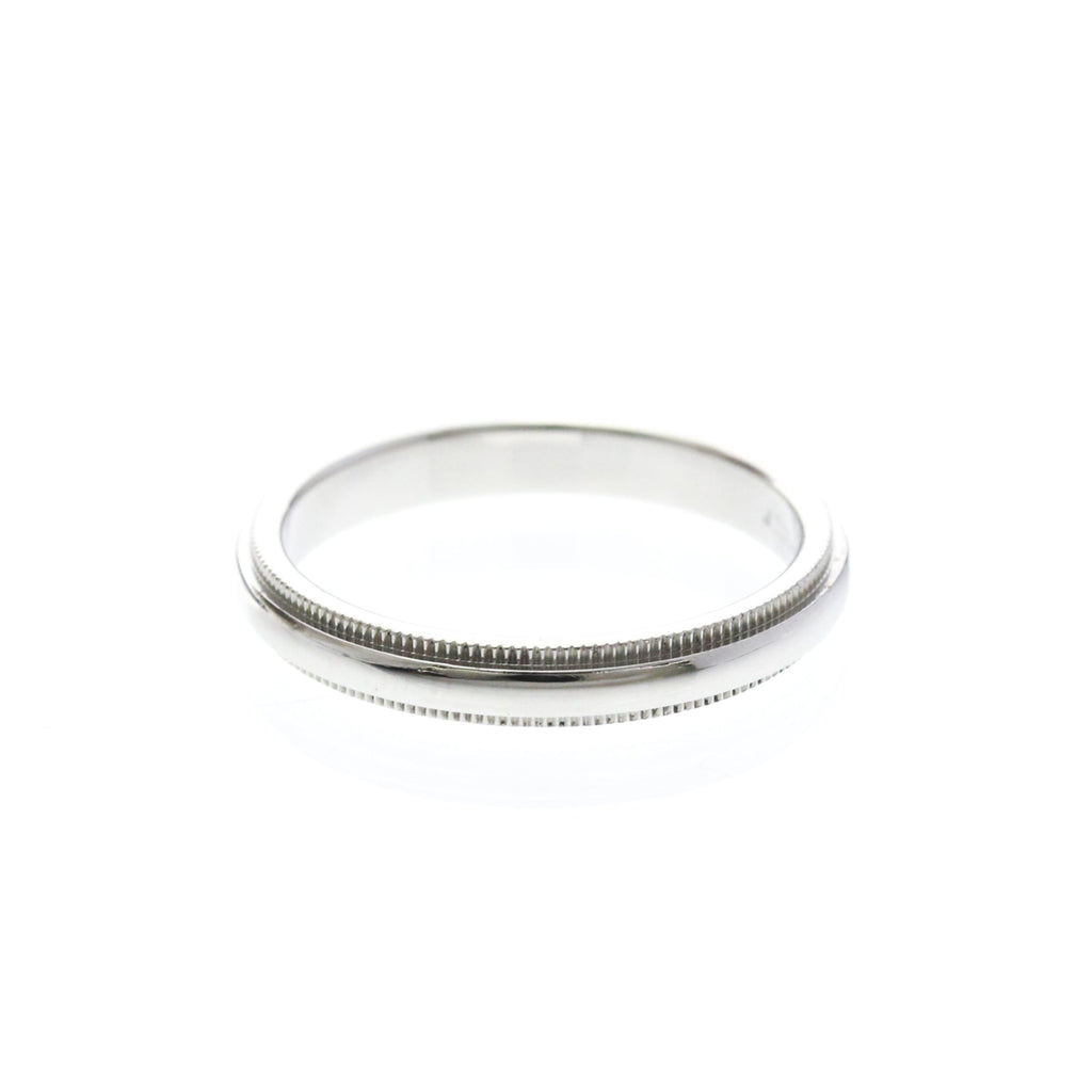 Tiffany Milgrain · Platinum