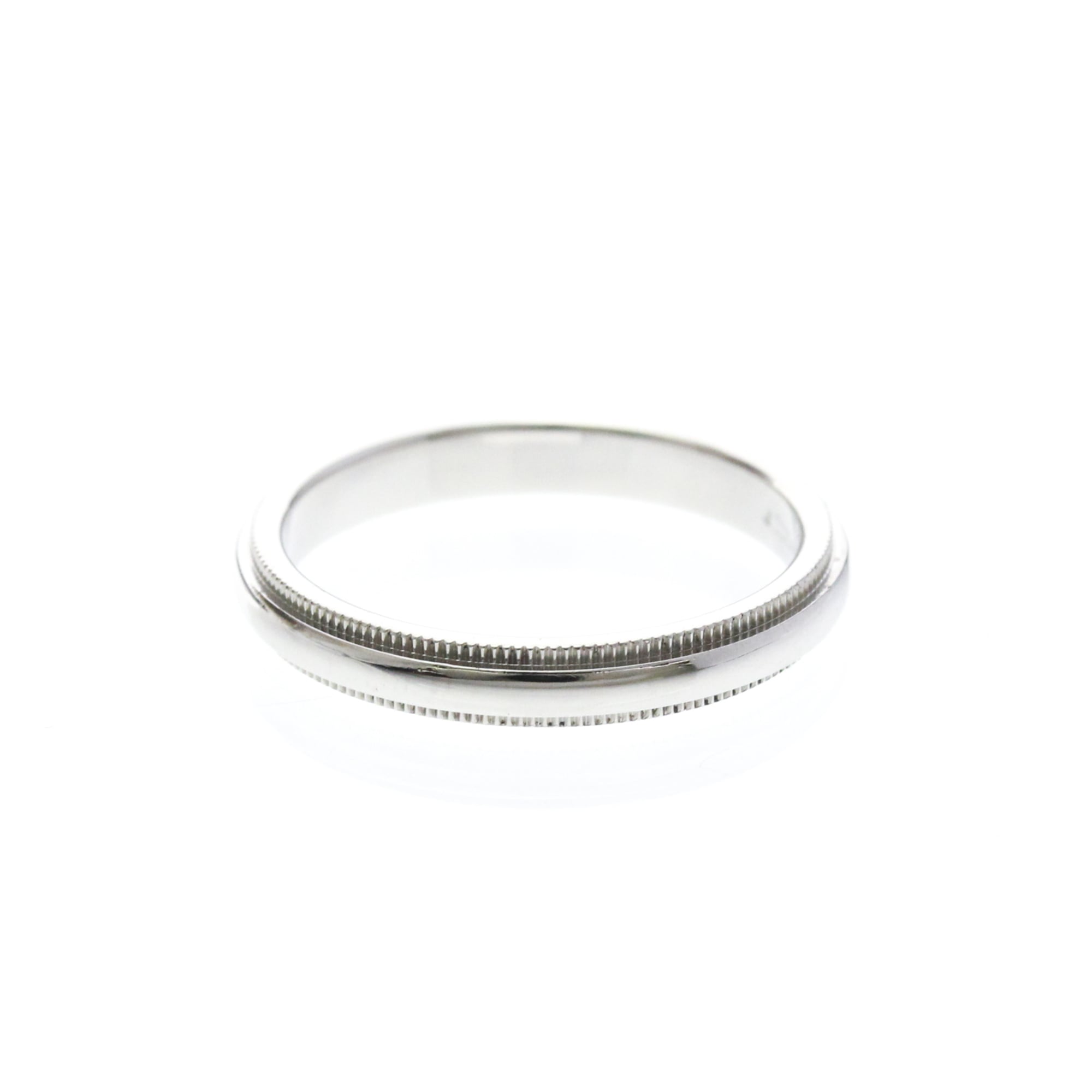 Tiffany Milgrain · Platinum