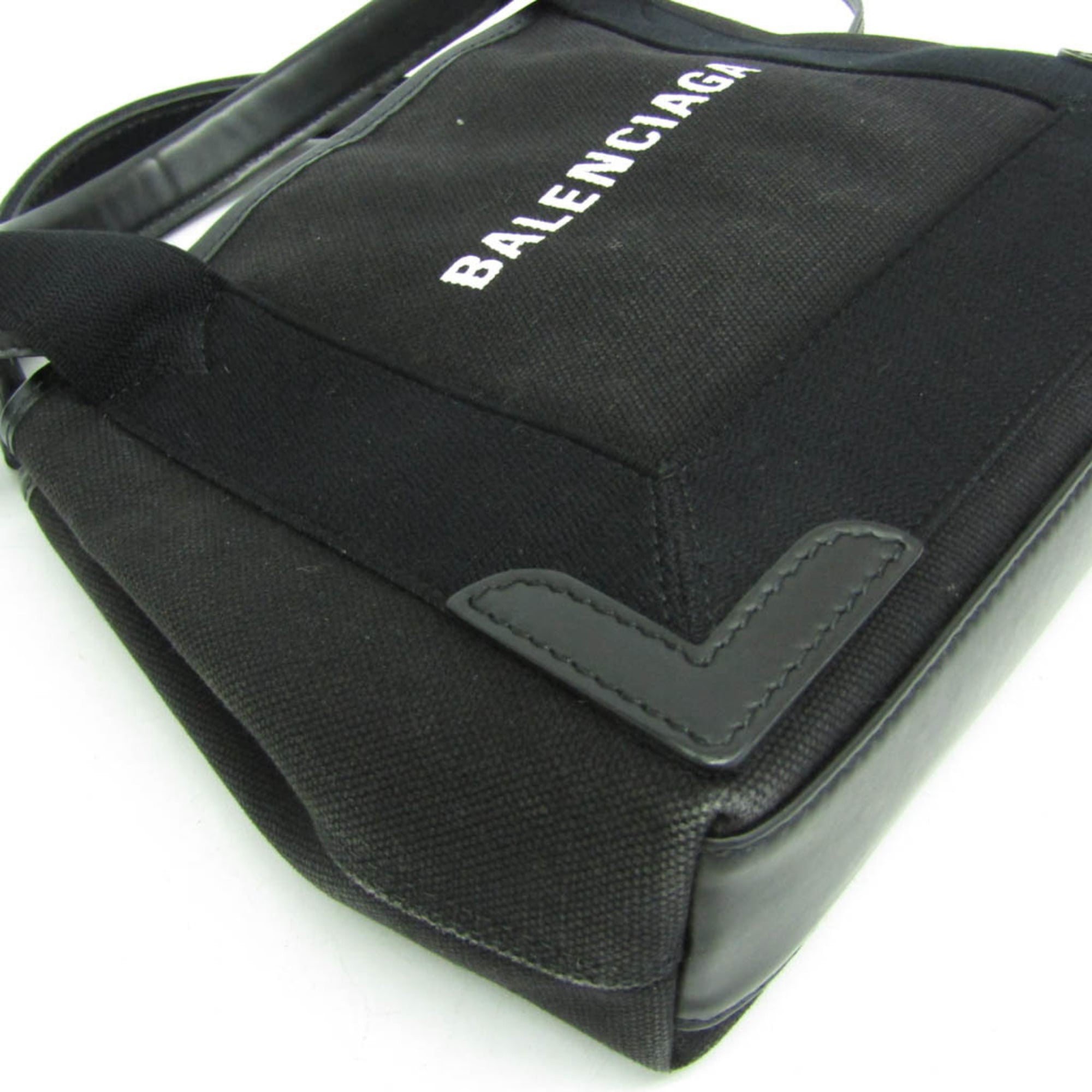 Balenciaga Navy Cabas XS · Canvas