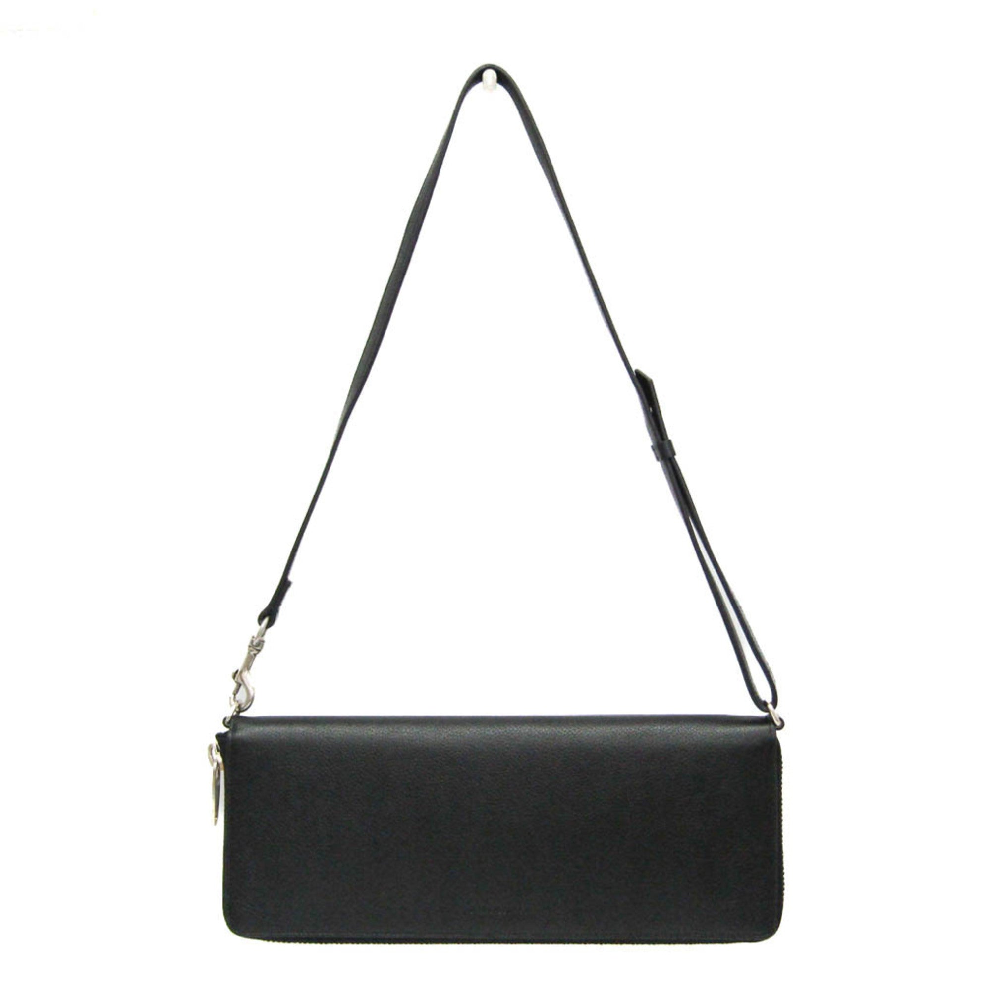 Balenciaga Leash Clutch · Leather