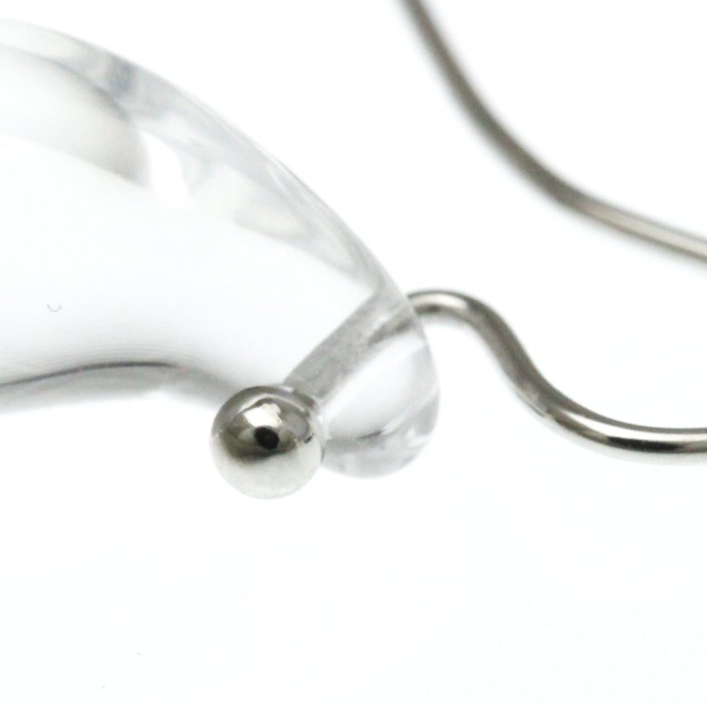 Tiffany Teardrop · Crystal · 18K White Gold