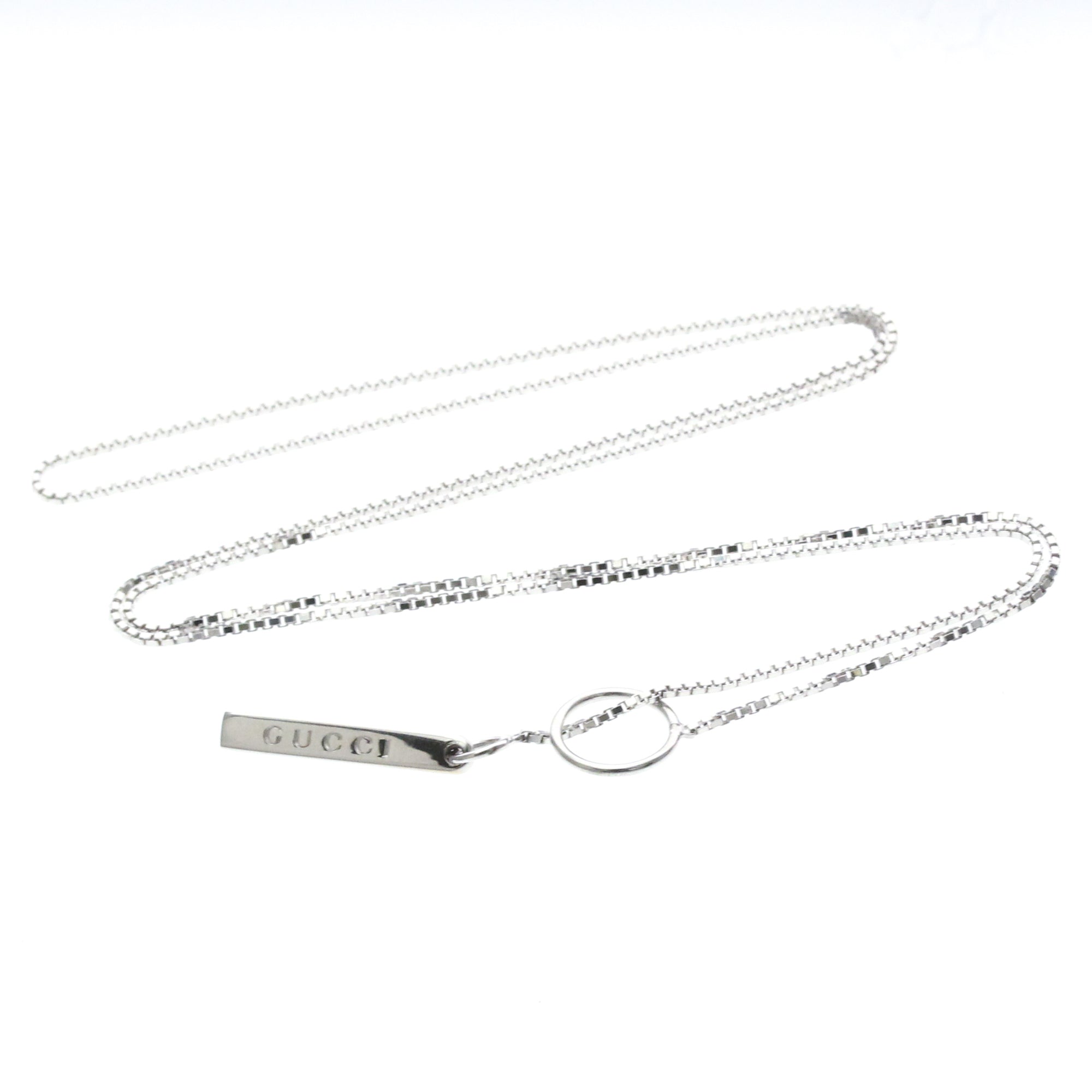 Gucci Lariat · 18K White Gold