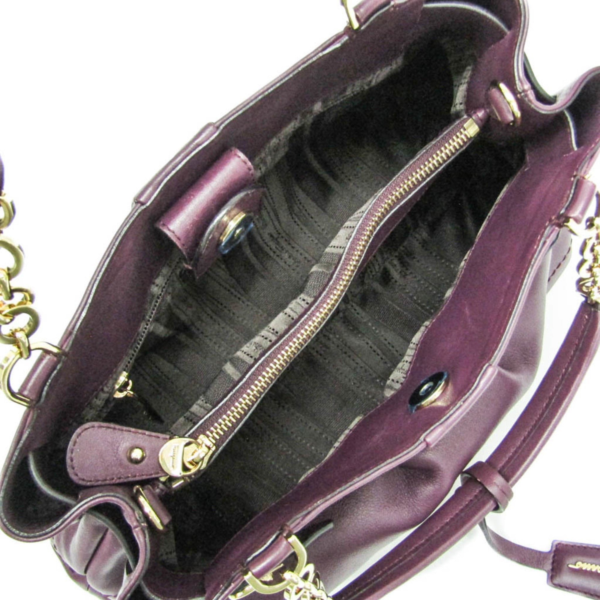Salvatore Ferragamo Gancini · Leather
