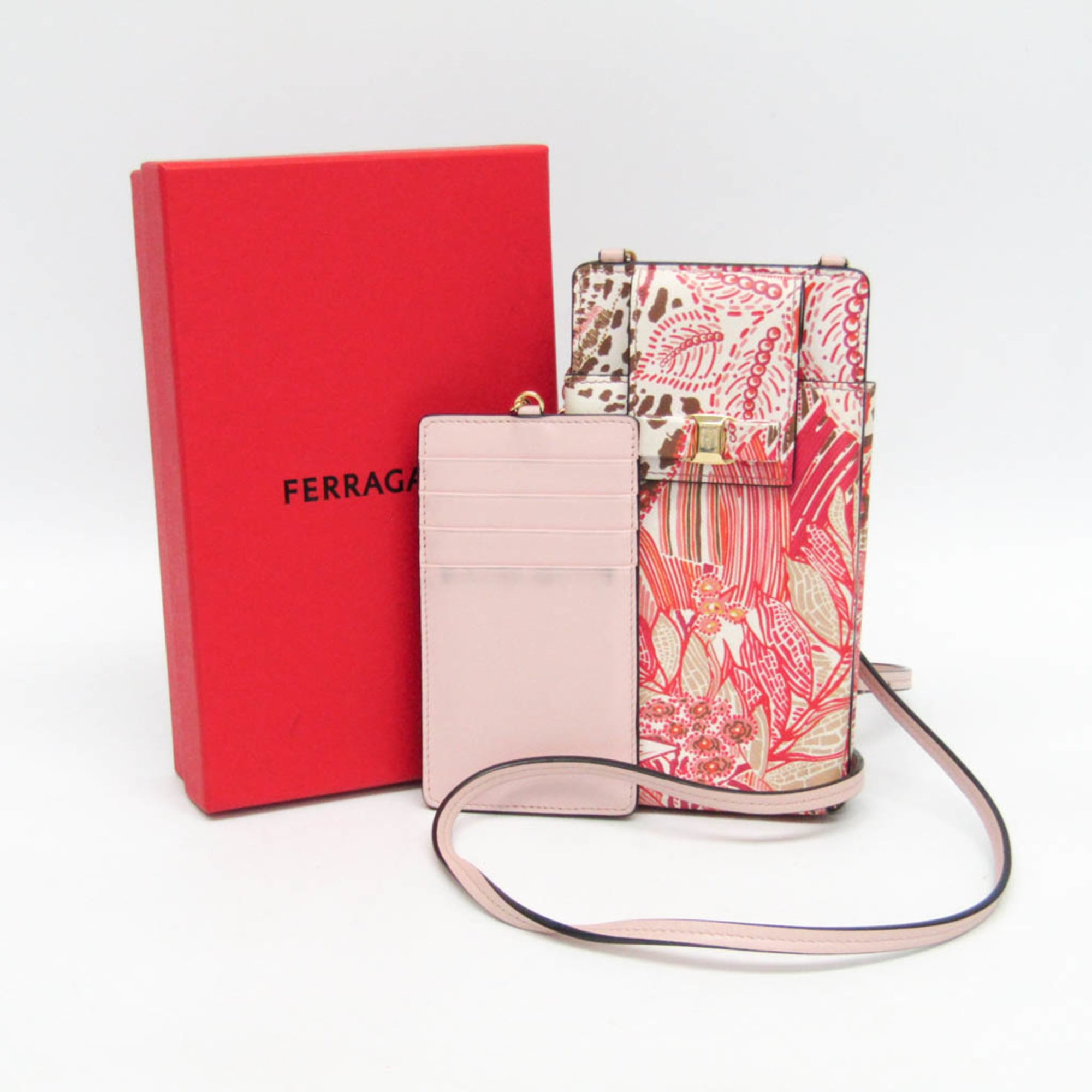 Salvatore Ferragamo Vara · Botanical Phone Pouch