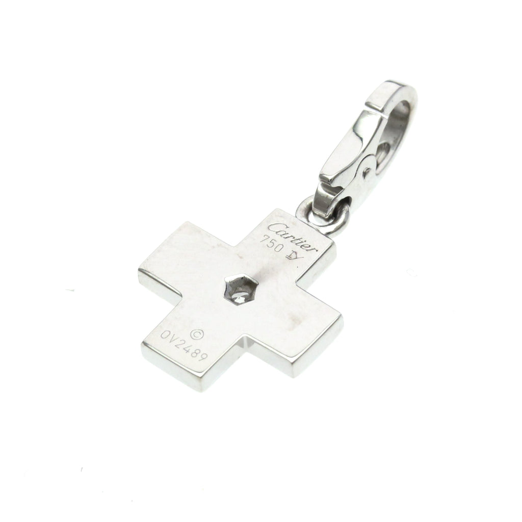 Cartier Cross · 18K White Gold · Diamond