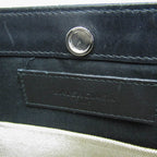 Balenciaga Navy Pochette · Canvas & Leather
