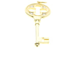 Tiffany Clover Key · 18K Yellow Gold · Diamond