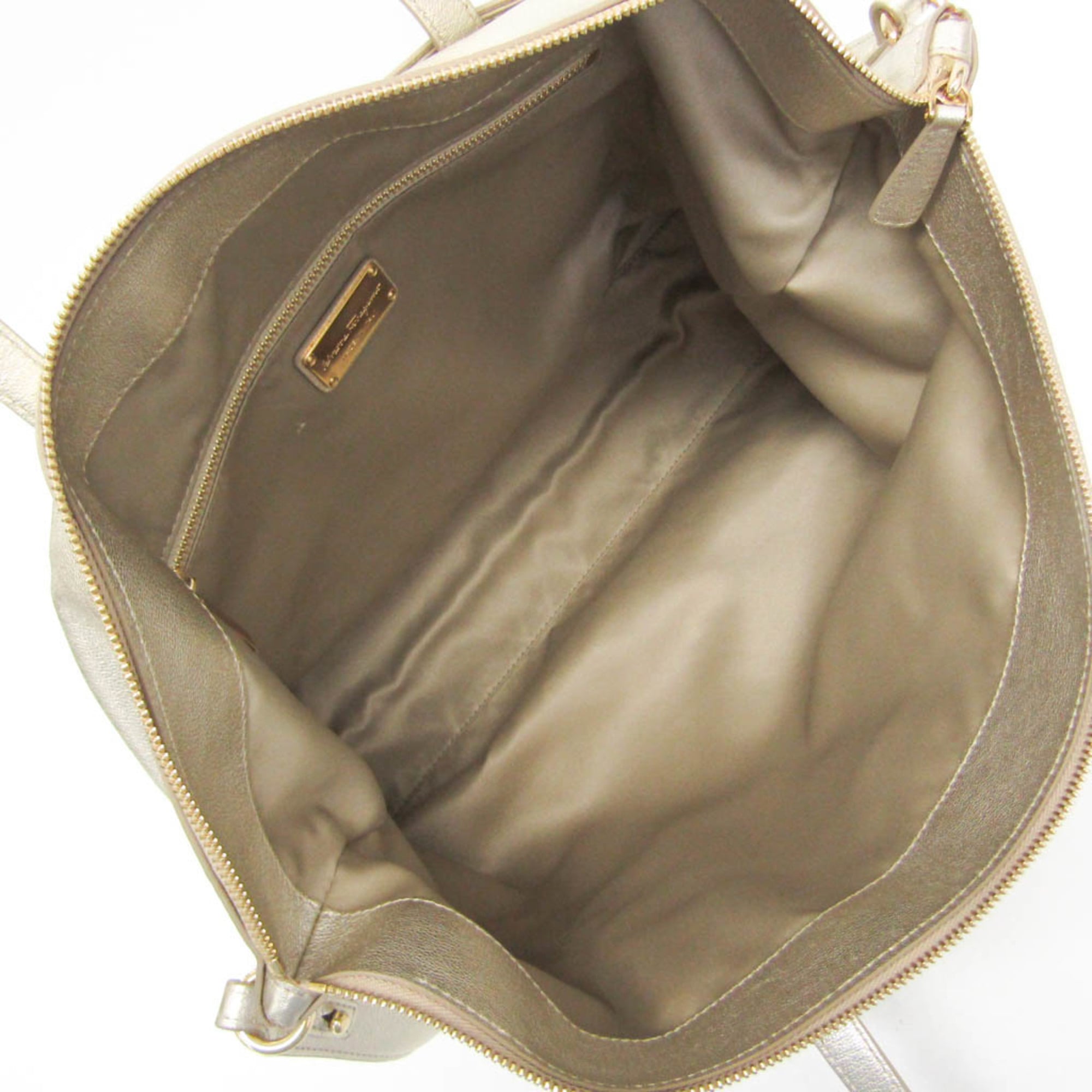 Salvatore Ferragamo Gancini · Leather Tote