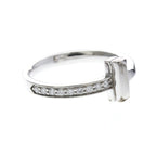 Tiffany T One Narrow · 18K White Gold · Diamond