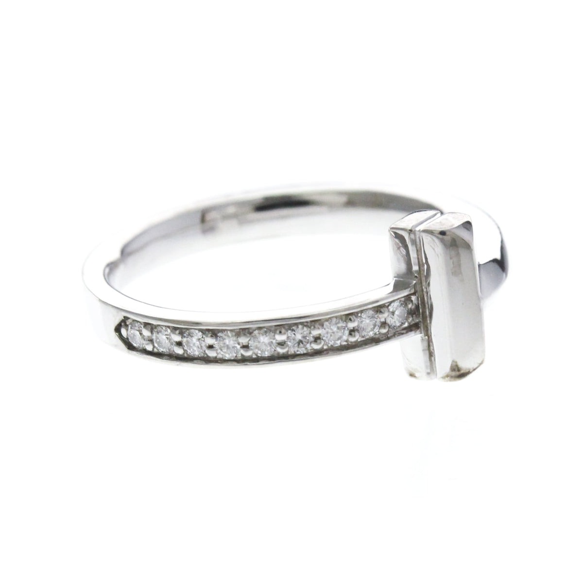 Tiffany T One Narrow · 18K White Gold · Diamond
