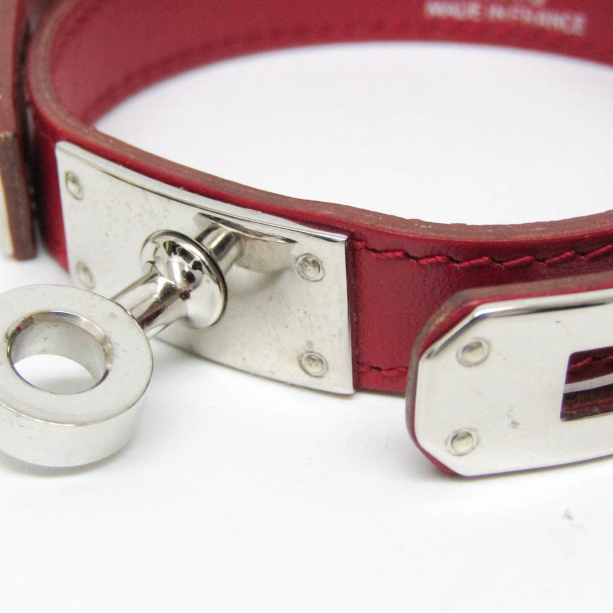 Hermès Kelly Double Tour · Leather Bangle