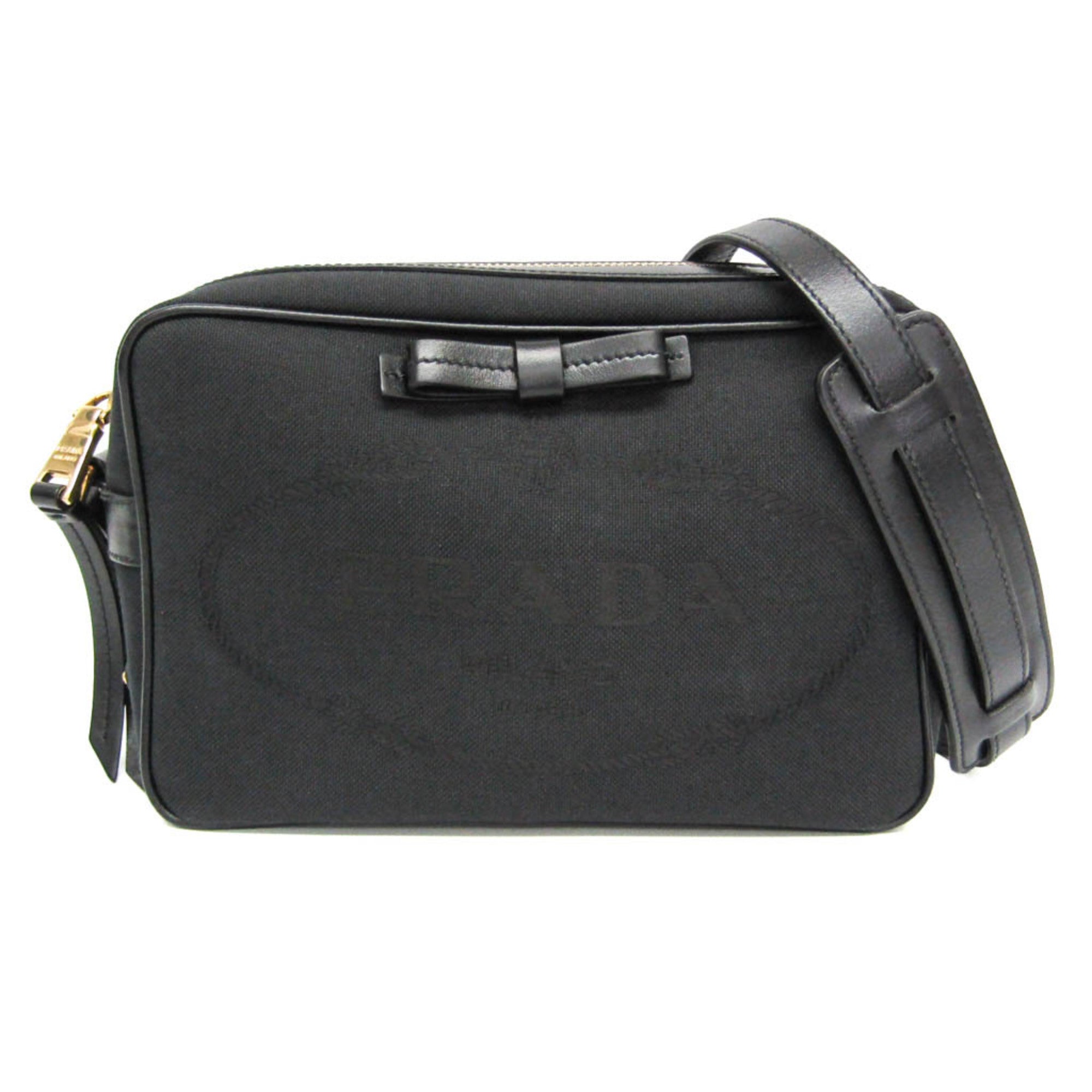 Prada Logo Jacquard · Leather