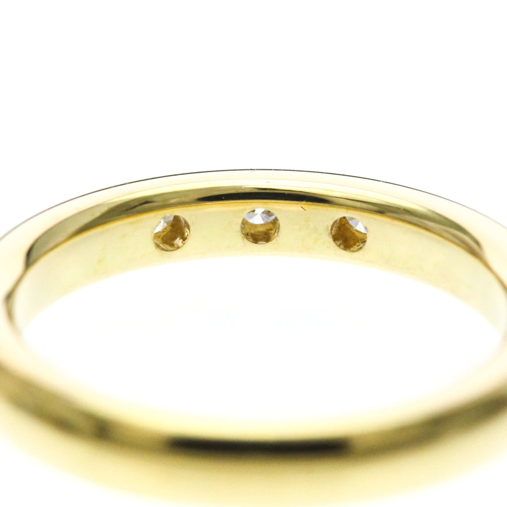 Tiffany Stacking Band · 3 Diamond · 18K Yellow