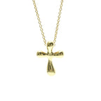 Tiffany Cross Pendant · 18K Yellow Gold