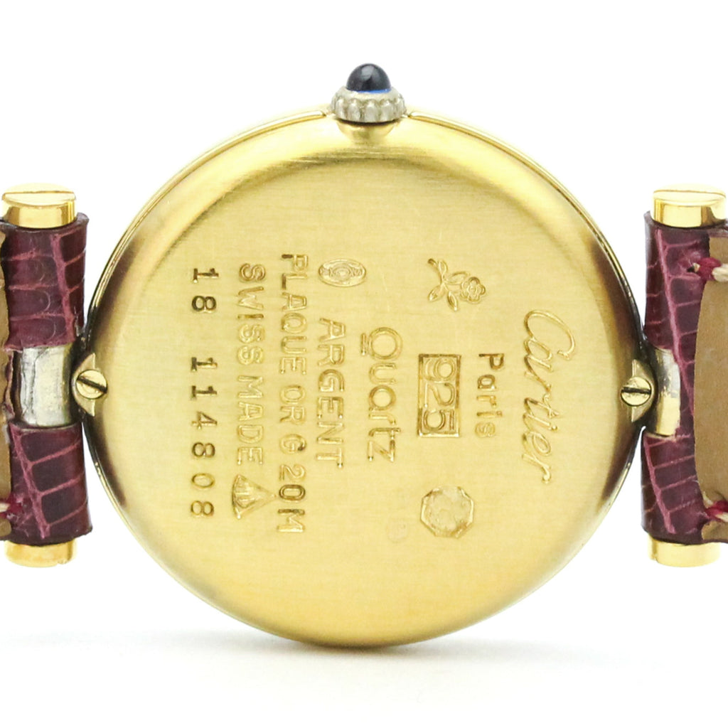 Cartier Must Vendome · Gold Plated · Quartz