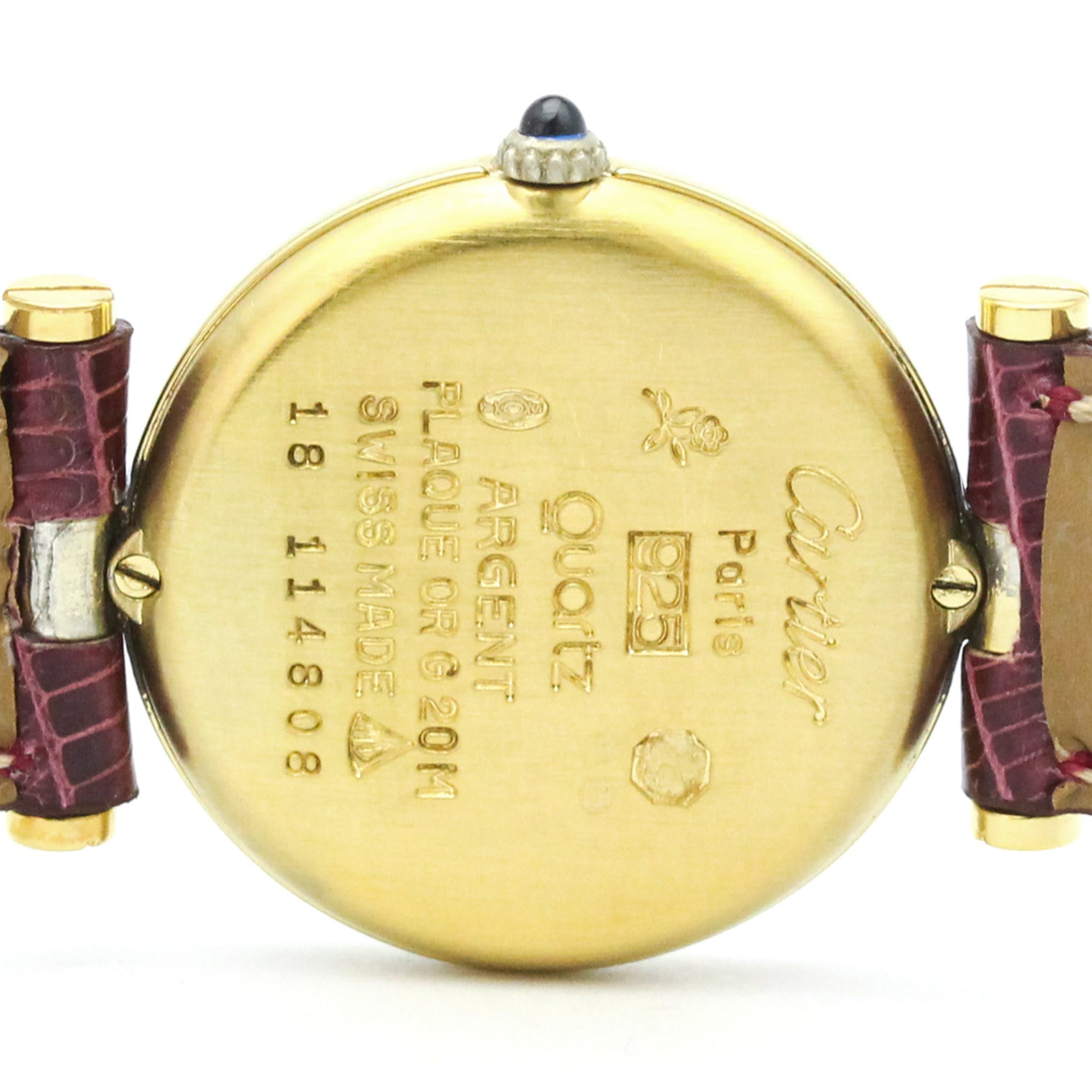 Cartier Must Vendome · Gold Plated · Quartz