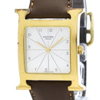 Hermès Heure H · Gold Plated · Quartz