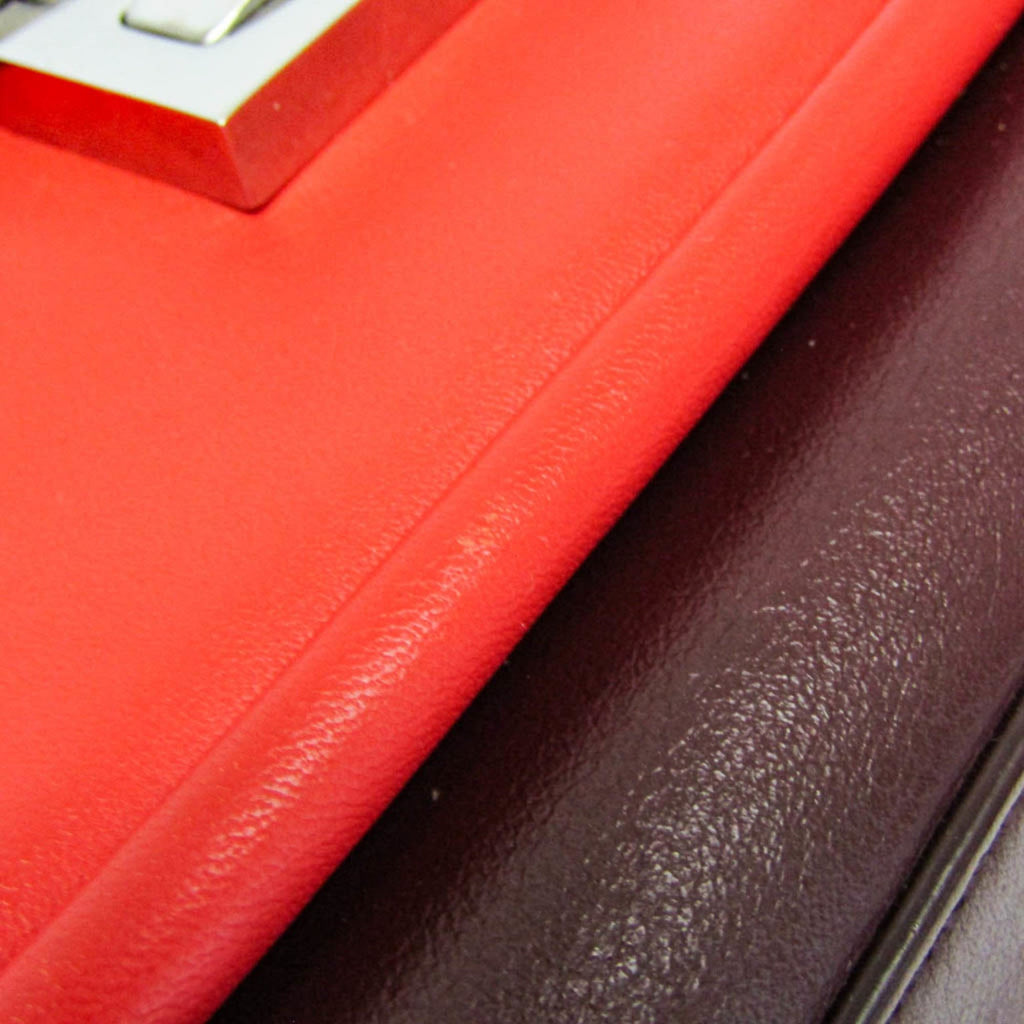 Fendi · Leather Shoulder Bag · Gold Hardware